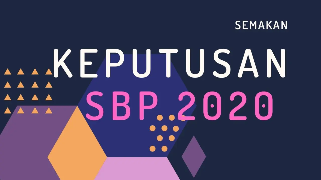 Semakan Tawaran SBP 2020 Tingkatan 1