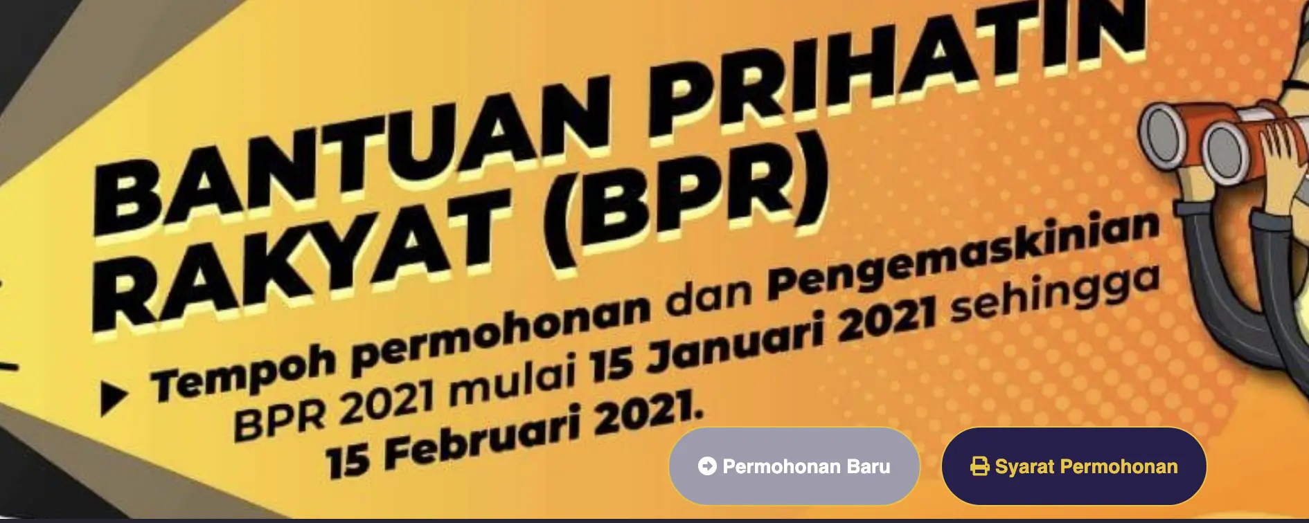 Borang Kemaskini & Permohonan Baru BPR 2021