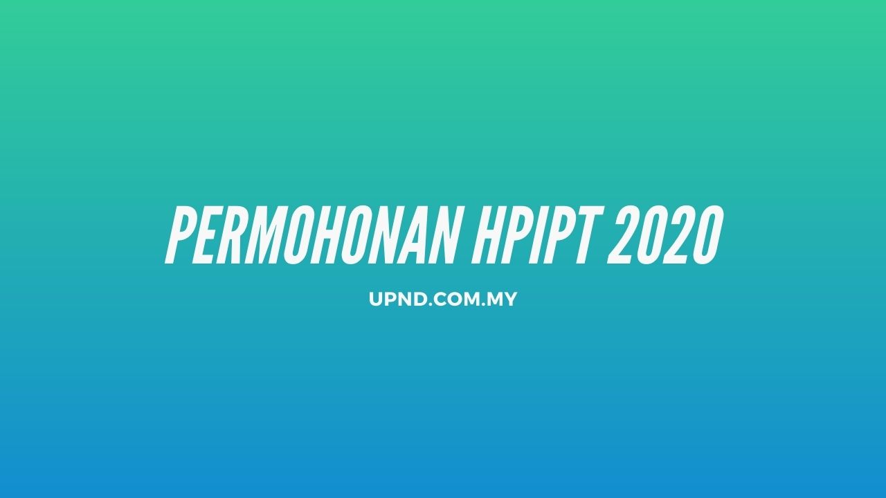 PERMOHONAN HPIPT 2020